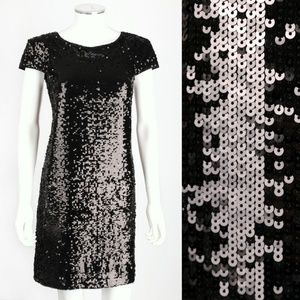 Black Sequin Banana Republic Dress